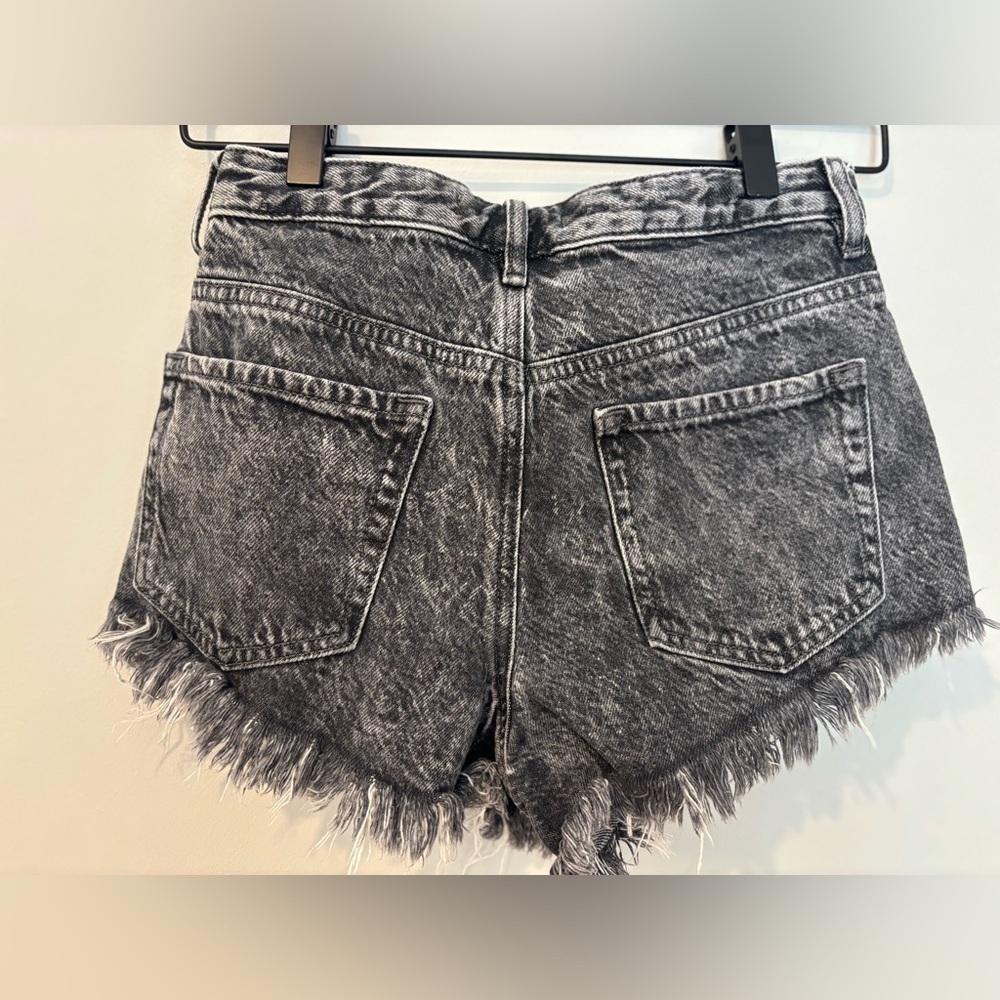 PacSun High Rise Festival Black Jean Shorts - Picture 5 of 9